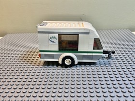 LEGO City 60117 Van and Caravan Camper Trailer W/Manual Pre-Owned 99% Complete