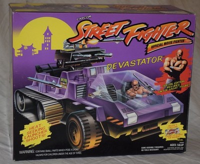 Vintage GI Joe Street Fighter Devastator w/ Sagat Action Figure in Box 1993