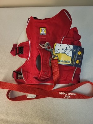 Ruffwear Web Master Adjustable Padded Dog Harness S Red Nylon W/Handle. NWT