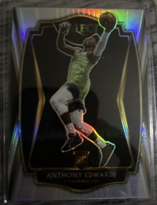 2020-21 Panini Select - Premier Level Anthony Edwards #169 Silver Prizm (RC)