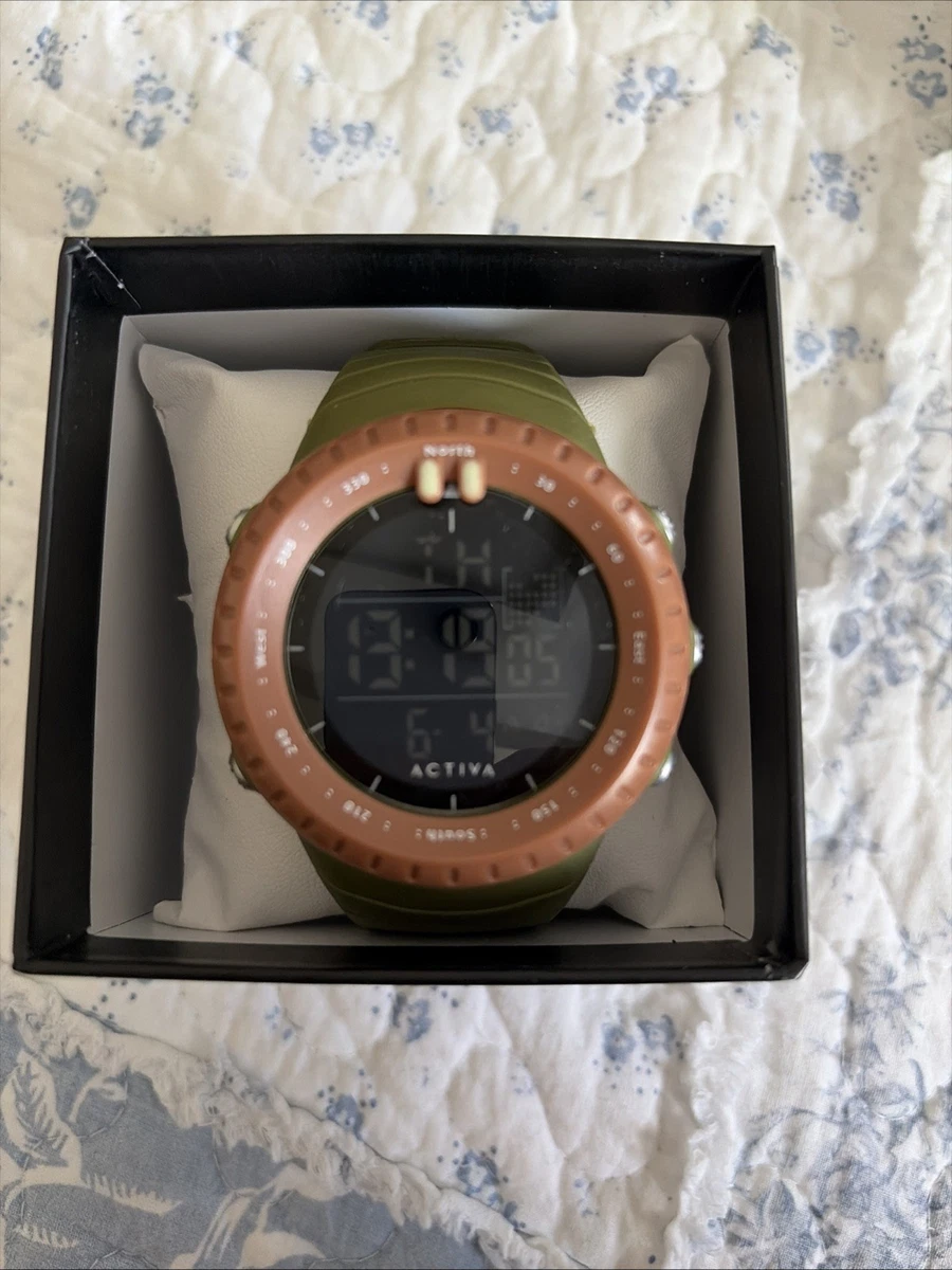 Vintage Activa Watch Swiss Rhinestone Crystal Bezel Brown Faux Croc Strap 30M Activa | Accessories | Activa Swiss Made Pink Watch 495494  main image 2