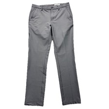 Greg Norman performance golf pants Mens 32x32 Gray Stretch Active Casual NEW