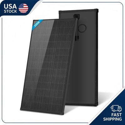 AeternaSol 200W  18V N-Type Mono Solar Panel 18BB Roof RV Boat Off-Grid Battery