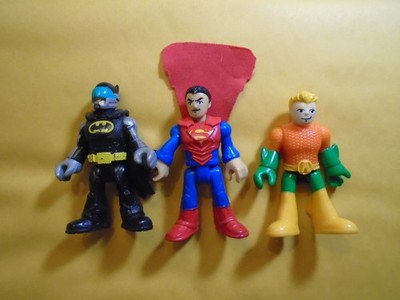 IMAGINEXT, FISHER PRICE, FIGURES. SUPER HERO (  3 DIFFERENT  ) FREE SHIP