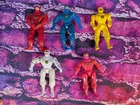 Vintage Bandai 1995 Mighty Morphin Power Ranger Ninja Action Figures 5" Lot Of 5