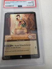 2025 Disney Lorcana EN-9 Fabled Pluto - Friedly Pooch 21 PSA 10