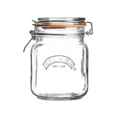 Vorratsgläser 1 Liter Glas Lebensmittel Einmachglas Cliptop Tee Zucker Kaffee Behälter