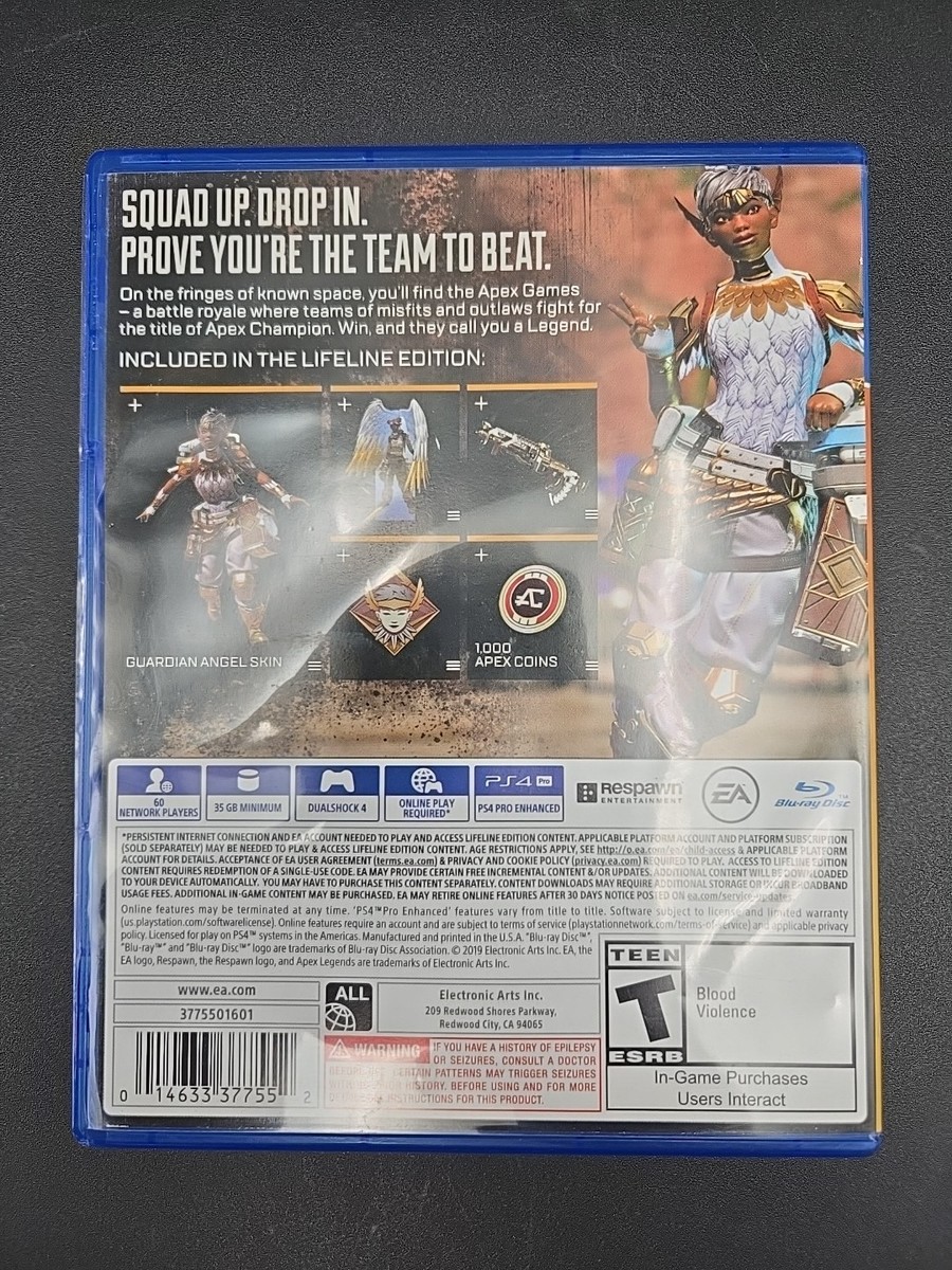 Apex Legends PS4 Video Game Lifeline Edition PlayStation 4 EA