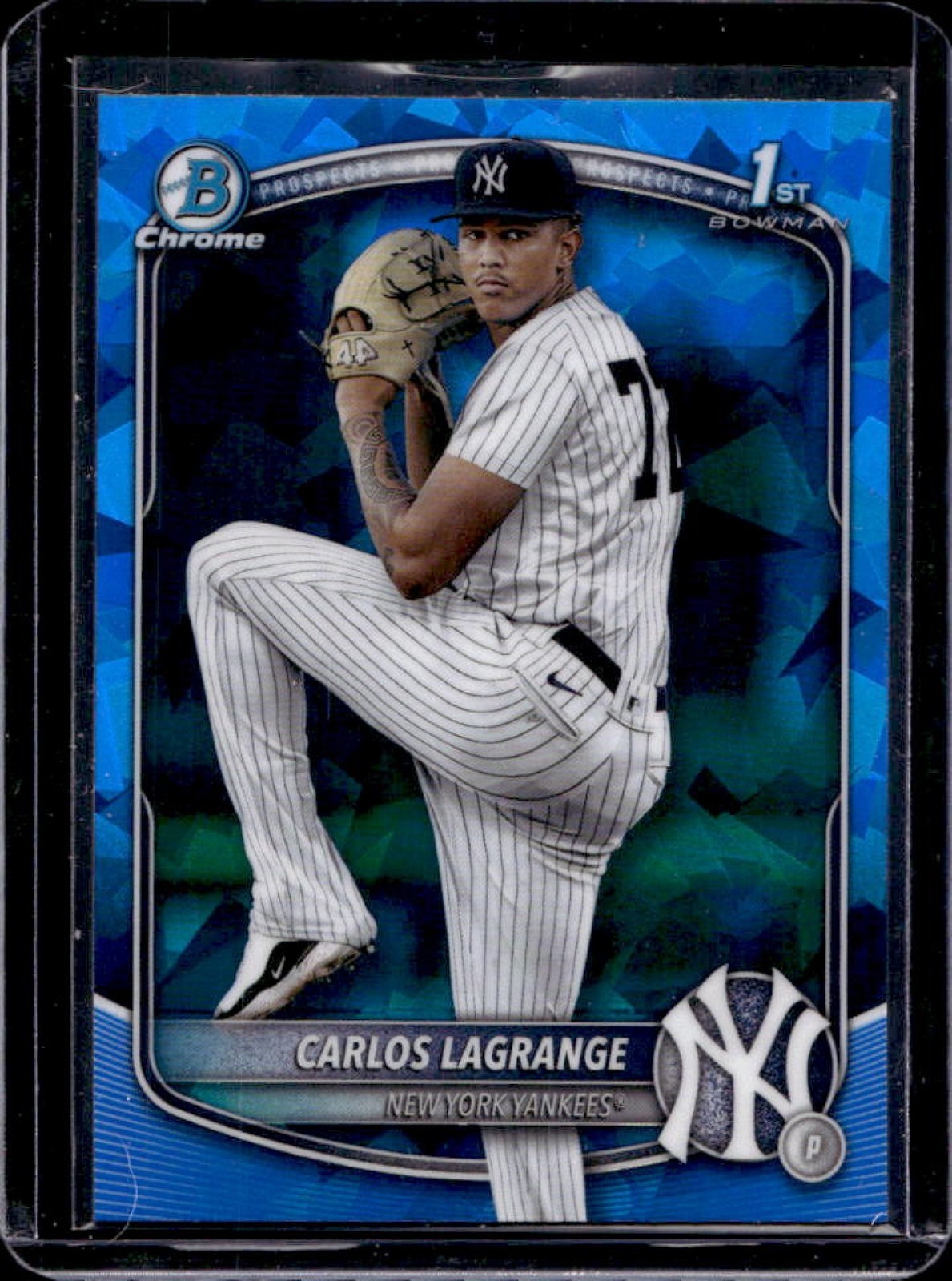 2025 Bowman Chrome Sapphire Carlos Lagrange 1st #BCP-202 Yankees