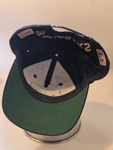 Vintage Baltimore Bombers NFL Logo 7 Adjustable Snapback Cap Hat 90s Rare Sample - Picture 7 of 13