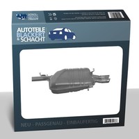Auspuff Endtopf für Audi A4 B5 + Avant