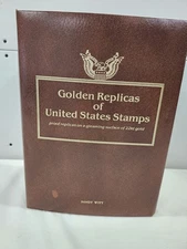 Golden Replicas of United States Stamps 22k Gold First Day of Issue 72 Stamps
