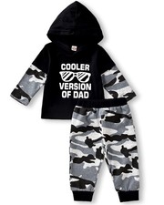Baby Boys Hoodie Sweatshirt Outfits Fall Spring Winter Sweatsuits Clothes Set...