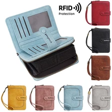 Fashion Women Lady Small Leather Wallet Credit Card Holder Mini Bifold Purse US