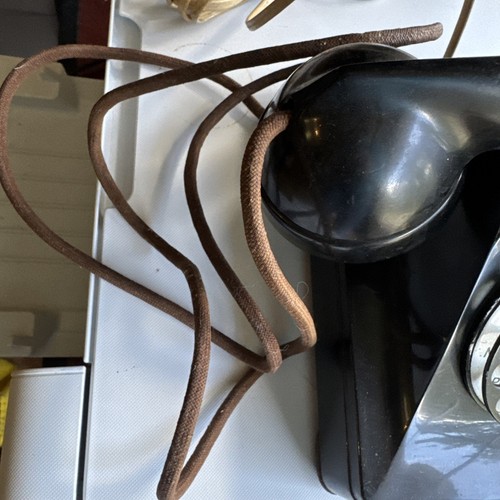 Vintage 1940s WESTERN ELECTRIC F1W Rotary Phone Black Bakelite Bell Telephone - Picture 5 of 6