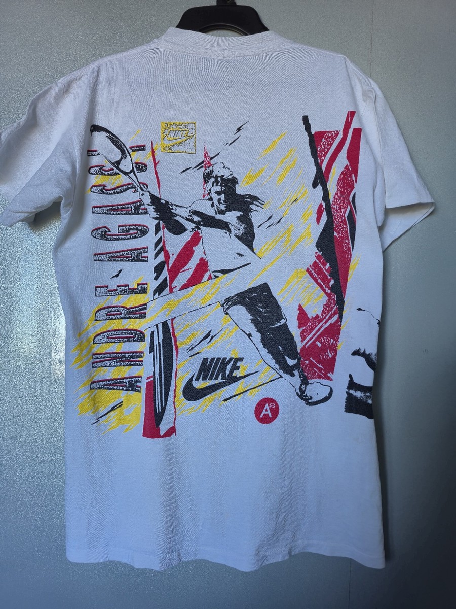 Vintage Nike Andre Agassi USA Made Rare 90s VTG S Shirt | eBay