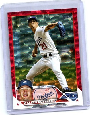 2023 Topps #391 Walker Buehler Red Foil #/199