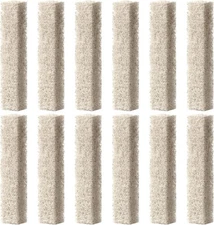 AQUANEAT 12-Pack Replacement Ammonia Reducer Pads Compatible with Aqueon gray