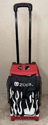 Zuca Sport Insert Bag Black Flames & Frame Red *Free-Ship*