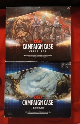 Dungeons & Dragons DnD Terrain + Creatures Campaign Cases NEW