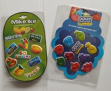 20 Pc. Puffy Stickers. Mike And Ike, Jolly Rancher Gummies New
