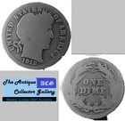 Antique 1912⌛US Philadelphia Mint Silver Barber Dime🪙Antique🪙