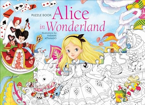 Alice in Wonderland: Puzzle Book by Illustrated by Fabiana Attanasio HardbackFREE US DELIVERY | ISBN: 8854416991 | Quality Books