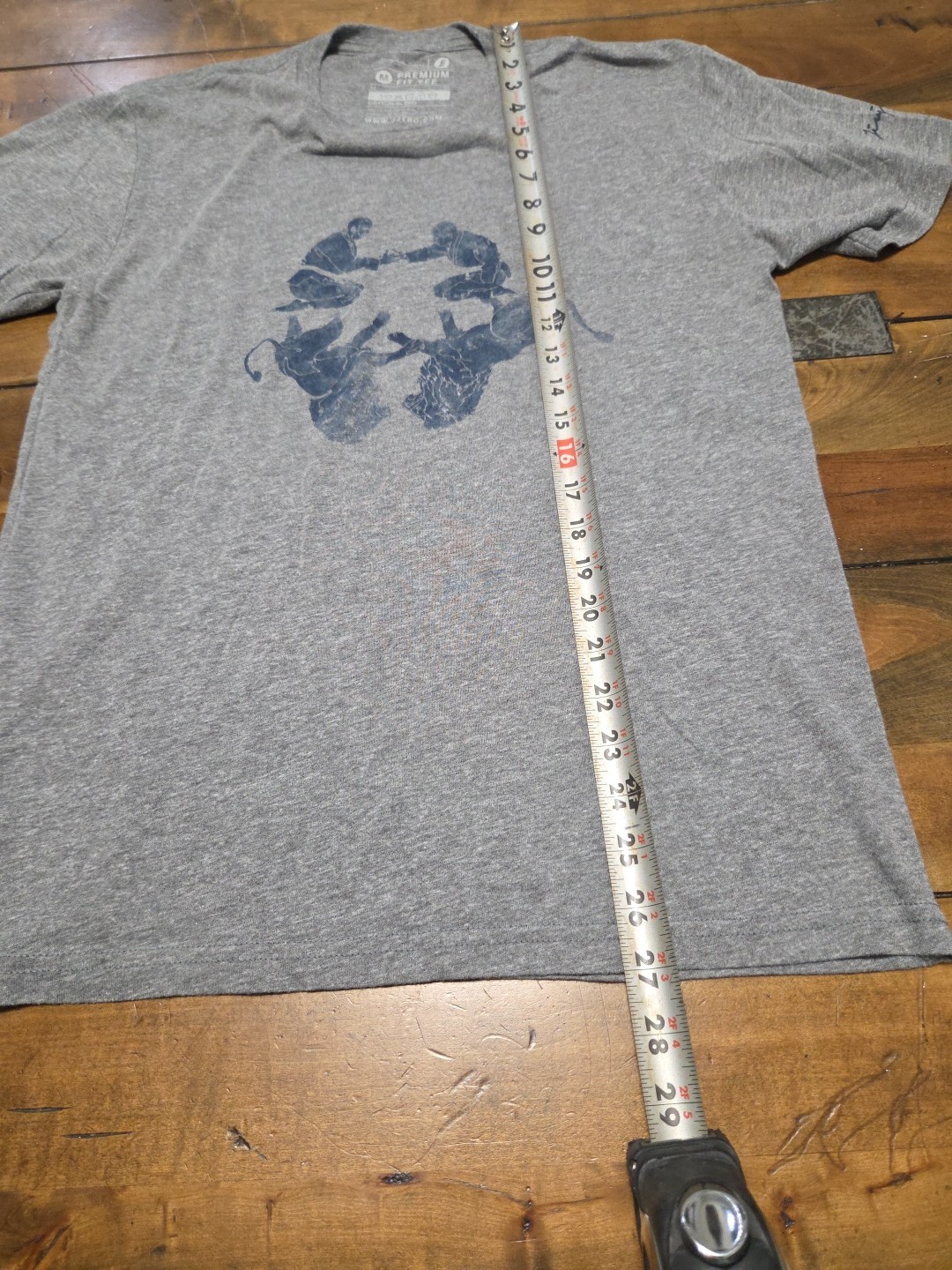 Jiujiteiro BJJ Shirt Medium Gray Premium Fit Jiu Jitsu Grappling Monkey Tee image 6