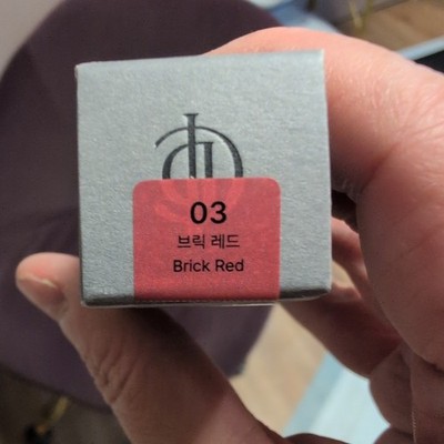 ICD Makeup Butter Lip Tint Semi Matte #3 Brick Red Brand New in Box