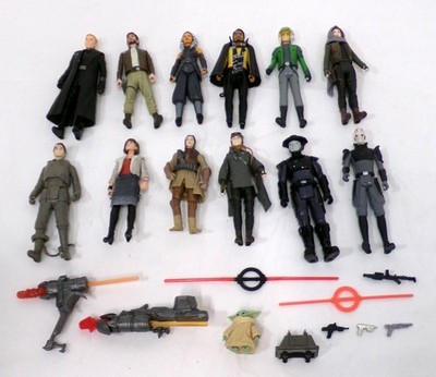 Star Wars 3.75'' Figure Lot of 12 Ahsoka Lando Leia Jyn Inquisitor Hux Kaz Andor