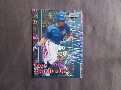 2000 REVULUTION SHADOW SERIES CARD JOSE CRUZ JR. TORONTO BLUE JAYS 53/99