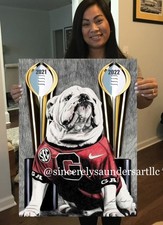 georgia bulldogs national championship drawing artwork