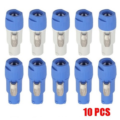 10 Set Neutrik Powercon Typ A Nac3Fca +Nac3Mpa-1 Gehäuse Stecker Panel Adapter