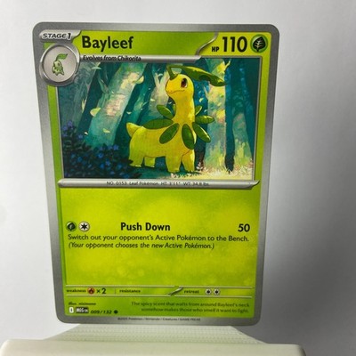 Pokemon Bayleef Common Regular MEG