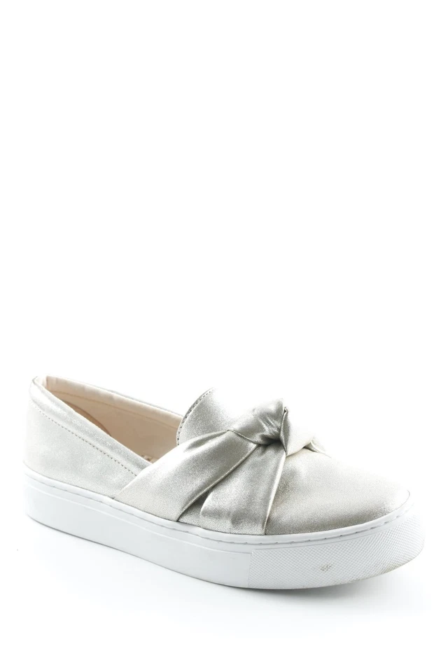 ZARA BASIC Scarpa slip-on Donna Scarpa bassa Taglia IT 38 argento stile casual - Immagine 3 di 4