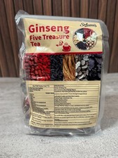 Ginseng Five Treasure Herbal Tea 30 Bags Red Dates Goji Maca Blend 150g New