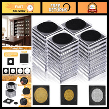 100Pcs Adjustable Coin Collection Cases with Sponges, Snap Holders  Organizers