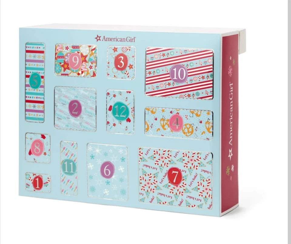 American Girl Advent Countdown to Christmas Calendar A Dozen Delicious Days NEW  - Image 3 of 4