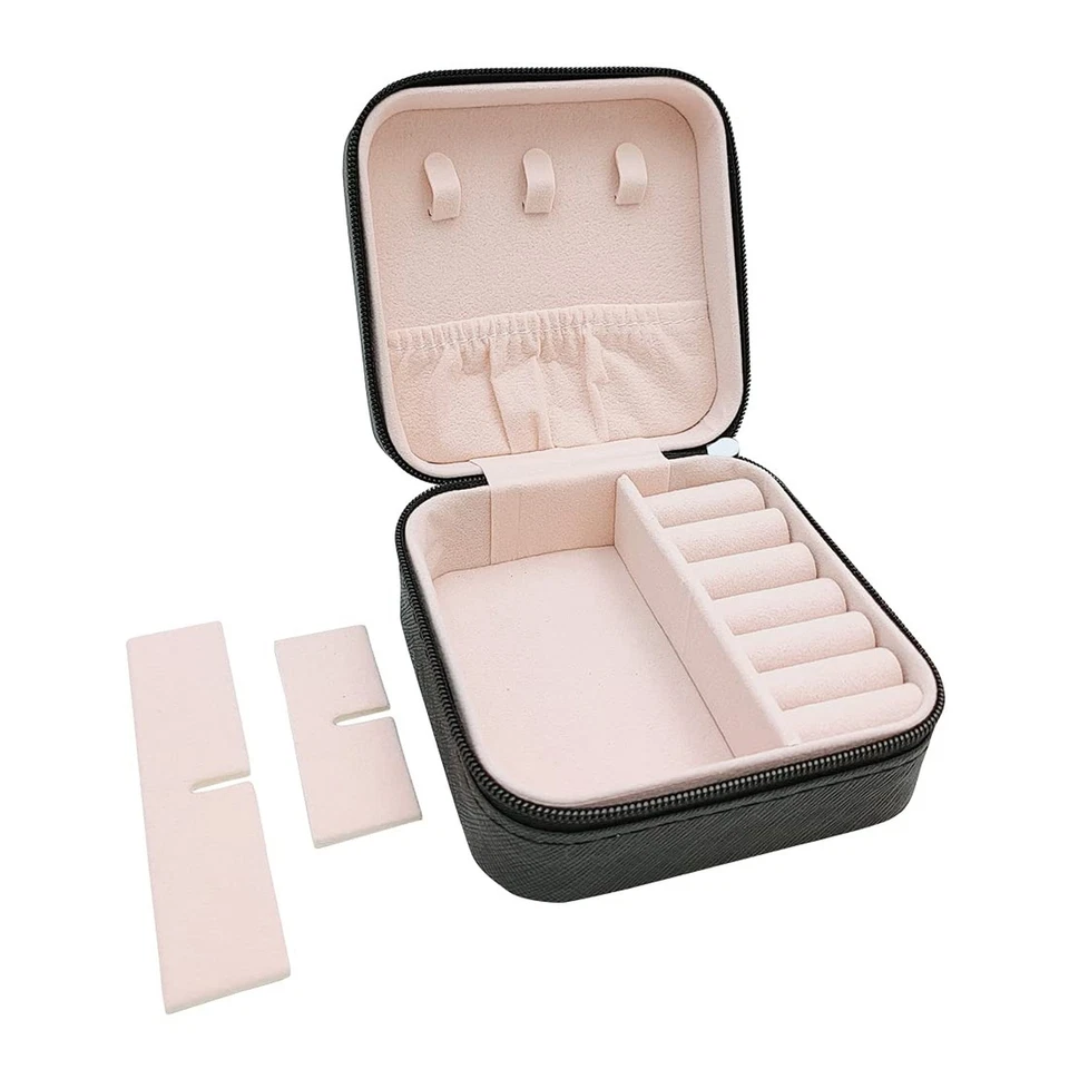 迷你珠宝旅行箱,小型旅行便携式展示存储盒,迷你 Sto... — 第 2/4 张图片