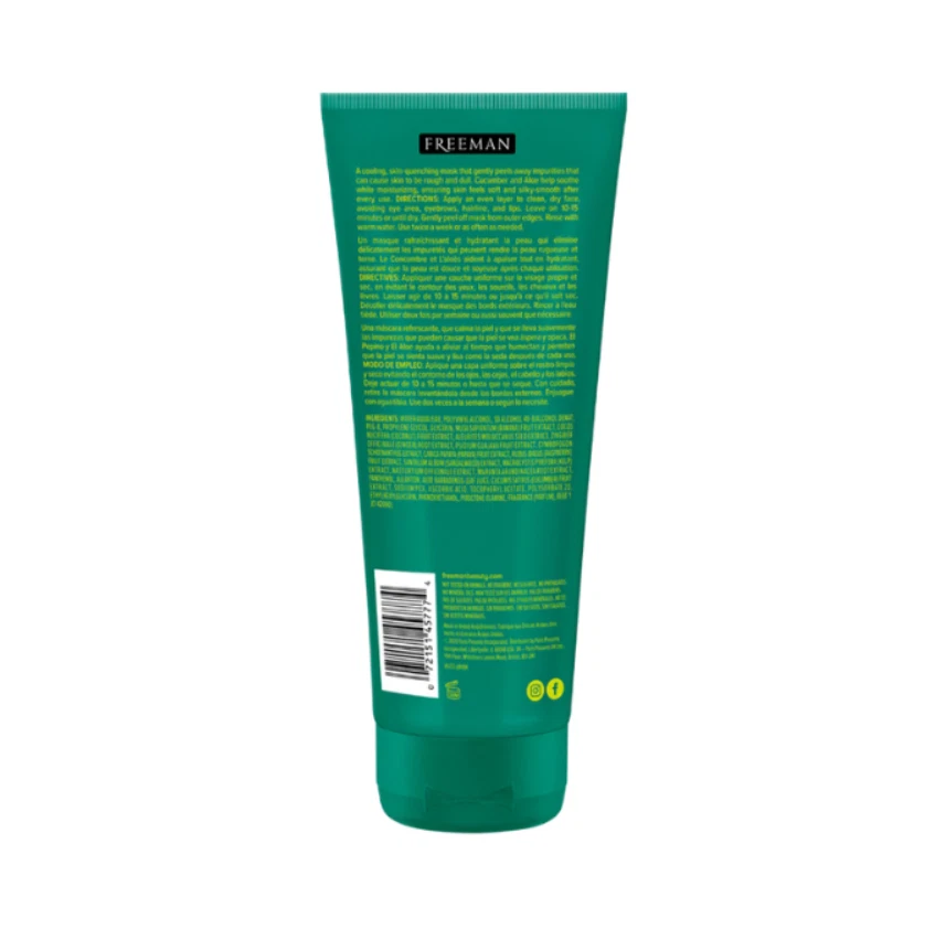 1 X Freeman Cucumber Peel-Off Gel Mask 175ml Renewing, Soothing, Clarifying - Image 2 of 4