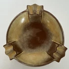 MCM Frankoma Pottery #458 Desert Gold Cigarette Tobacco Ashtray Vintage Rare