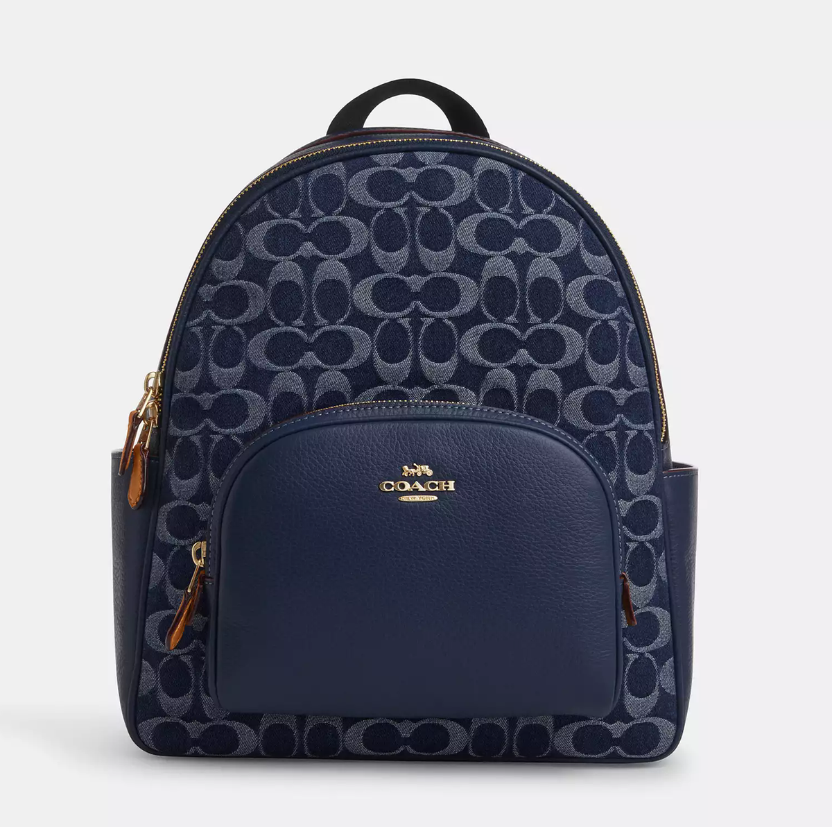 NWT Coach Court Backpack In Signature Denim CZ778 | eBay