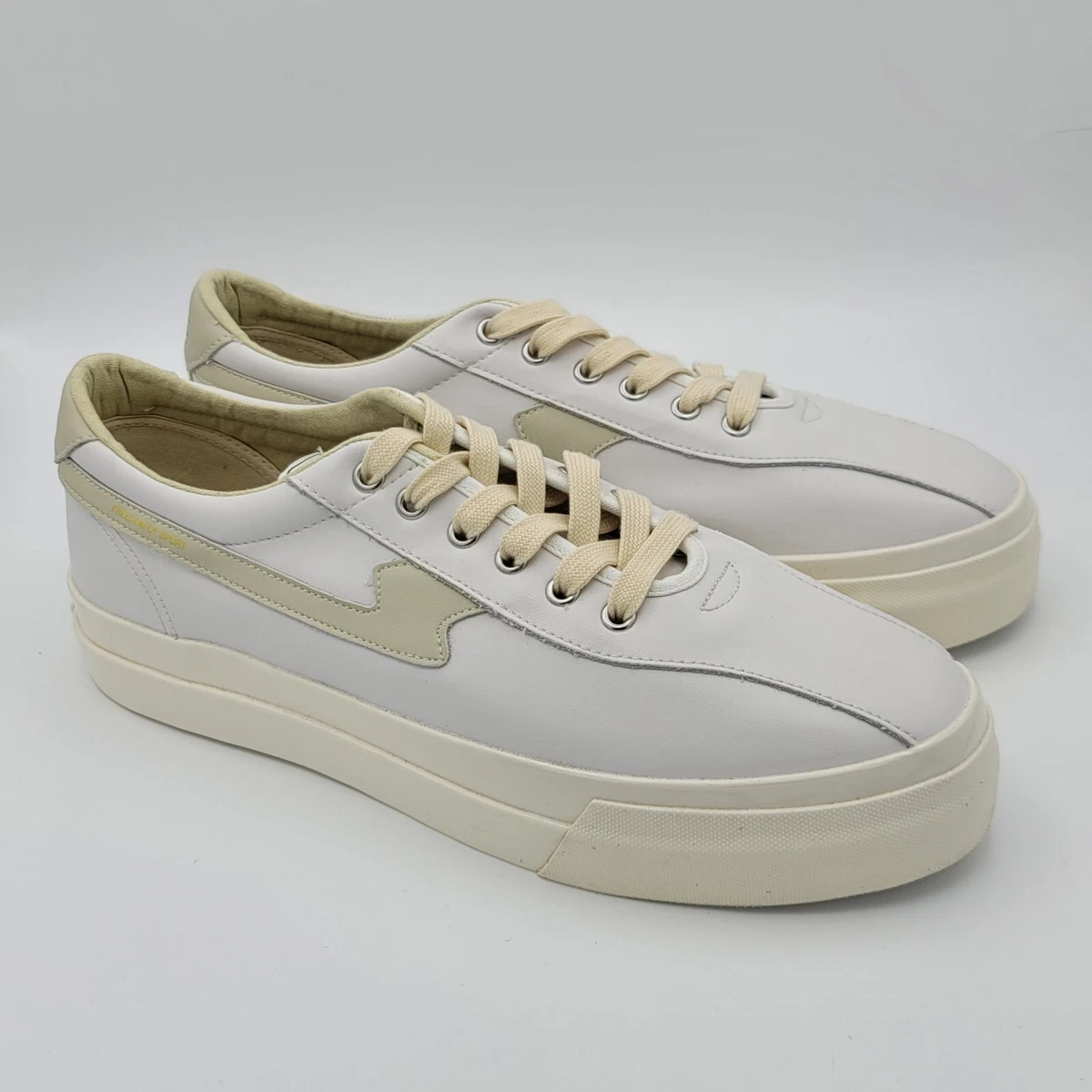 stepney workers club dellow s strike leather sneaker
