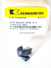 KENNAMETAL KTIP 1580HPM KCP15 Ø15.80  Carbide Drill Insert