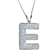 Bling Car Accessories for Women Letter Charm, Rear View Mirror Ornament Cute ...