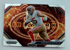 George Kittle Prizm Fireworks F-22 San Francisco 49ers 2023 Insert