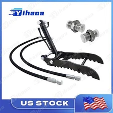 Hydraulic Thumb Clip for Mini Excavators Attachments Single Hole Metal Grab
