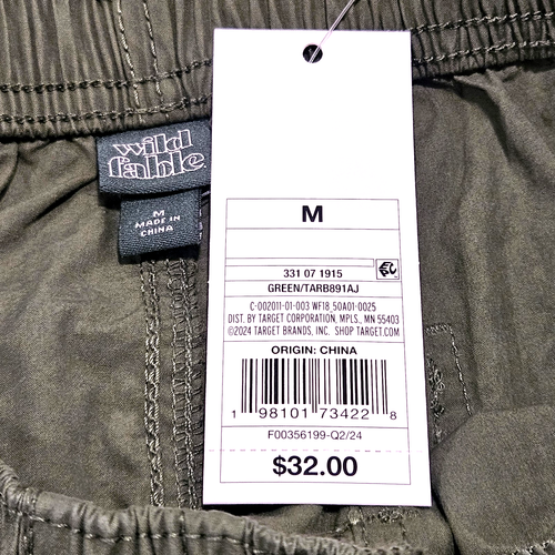 NWT Wild Fable Women's Size M Fashion Cargo Pants 6-Pocket Design Wide Legs - Picture 6 of 6