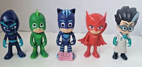 PJ MASK 6" sprechende Figuren x 5 Romeo, Catboy, Owlette, Gekko & Night Ninja 433
