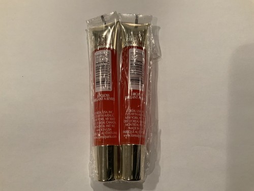 2 L'Oreal Paris Le Gloss Hydrating Lip Glosses Colour Riche 157 Red Ravishing - Picture 2 of 2